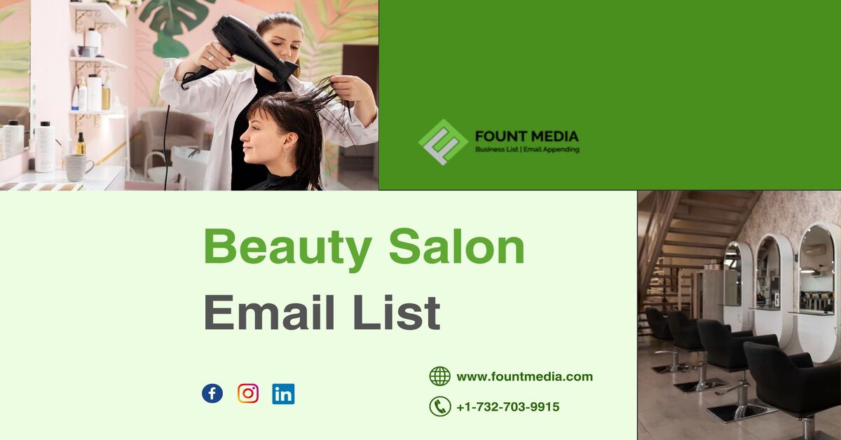 Beauty Salon Email List | Mailing List of Beauty and Hair Salons